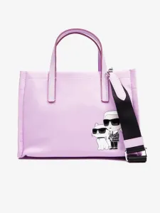 Karl Lagerfeld Ikonik 2.0 Nylon SM Handbag Violet