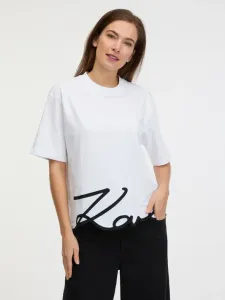 Karl Lagerfeld Karl Signature T-shirt White