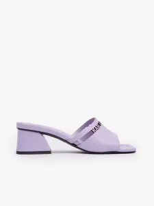 Karl Lagerfeld Plaza Karl Cut-Out Slippers Violet