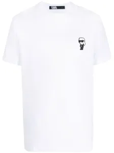 White T-shirts Karl Lagerfeld
