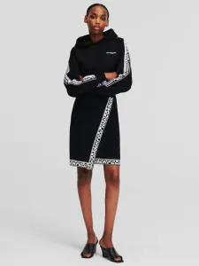 Karl Lagerfeld Logo Knit Skirt Black #1888335