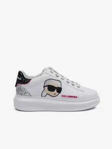 Karl Lagerfeld Kapri Glimmer Sneakers White