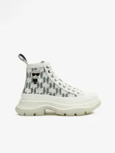 Karl Lagerfeld Luna Monogram Sneakers White