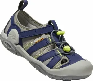 Keen Kids' Outdoor Shoes Knotch Creek Youth Sandals Steel Grey/Blue Depths 32-33