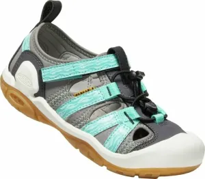 Keen Knotch Creek Youth Sandals Steel Grey/Waterfall 35 Kids' Hiking Shoes