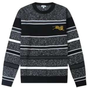 Kenzo Men's Jumping Tiger Knitted Jumper Grey XS