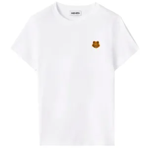 Kenzo Mens Tiger Crest T-shirt White L