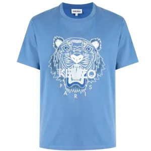 Kenzo Mens Tiger T-shirt Blue L