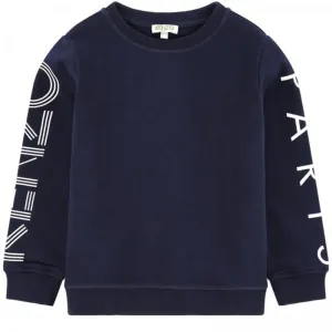Kenzo Boys JB 3 Logo Sweater Navy 10Y