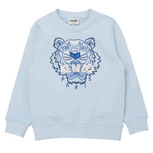 Kenzo Boys Tiger Sweater Blue 6A