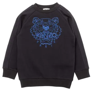 Kenzo Boys Tiger Sweater Grey 10A #673718
