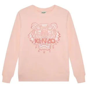 Kenzo Girls Pink Tiger Sweater 10Y
