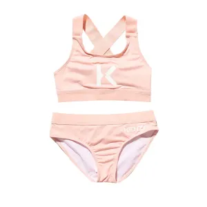 Kenzo Girls Two Piece Swimsuit Pink 2Y
