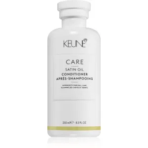 Keune Care Satin Oil Conditioner brightening conditioner for glossy hair and easy detangling 250 ml