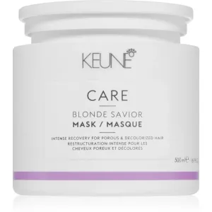 Keune Care Blonde Savior Mask hydrating mask for bleached hair 500 ml