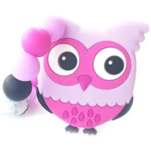 KidPro Teether Owl Pink chew toy 1 pc