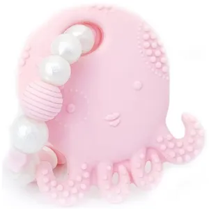 KidPro Teether Squidgy Pink chew toy 1 pc
