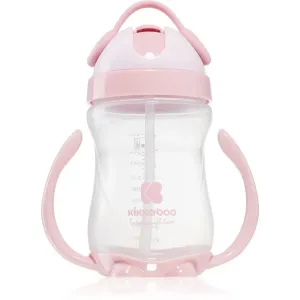 Kikkaboo Sippy Cup with a Straw cup with straw 12 m+ Pink 300 ml