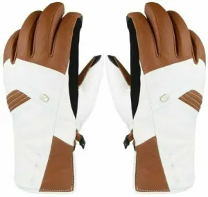 KinetiXx Annouk White-Brown 7 Ski Gloves
