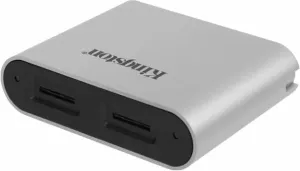 Kingston USB3.2 Gen1 Workflow Dual-Slot microSDHC/SDXC UHS-II Memory Card Reader