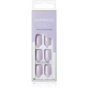 KISS imPRESS Color Short false nails Picture Purplect 30 pc