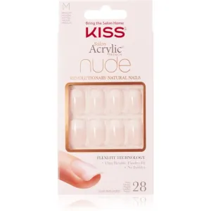 KISS Nude Nails Cashmere false nails medium 28 pc