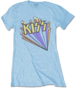 Kiss T-Shirt Stars Female Blue M