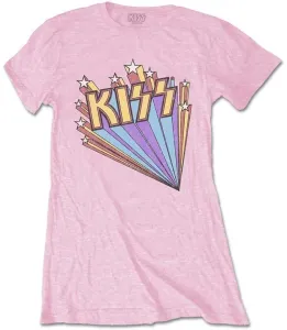 Kiss T-Shirt Stars Female Pink M