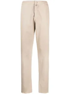 KITON - Cotton Blend Drawstring Trousers