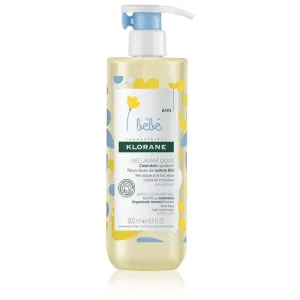 Klorane Bébé Calendula gentle cleansing gel for children from birth with pump 500 ml