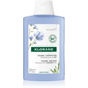 Klorane Flax Fiber Bio shampoo for fine and limp hair 200 ml