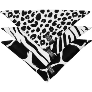 KLRK Home Wild B&W scarf double-ended for children 28x28x40 cm 3 pc