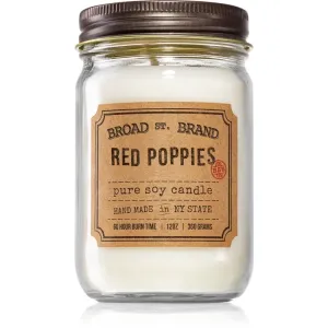 KOBO Broad St. Brand Red Poppies scented candle (Apothecary) 360 g #252435