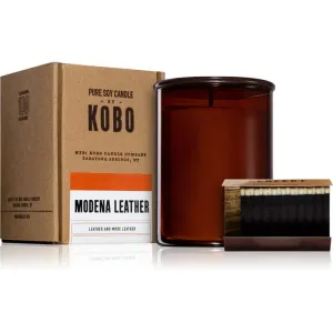 KOBO Woodblock Modena Leather scented candle 425 g #247502