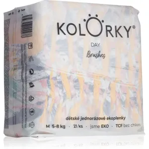 Kolorky Day Brushes disposable organic nappies size M 5-8 Kg 21 pc