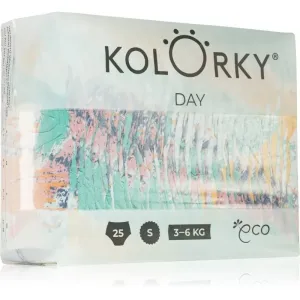 Kolorky Day Brushes disposable organic nappies size S 3-6 Kg 25 pc
