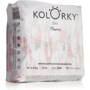 Kolorky Day Flowers disposable organic nappies size M 5-8 Kg 21 pc