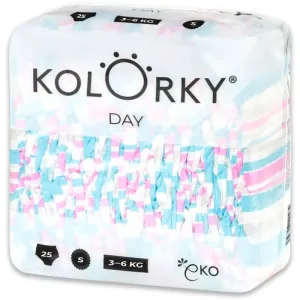Kolorky Day Stripes disposable organic nappies size S 3-6 Kg 25 pc