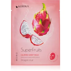 KORIKA SuperFruits Dragon Fruit - Calming Sheet Mask soothing sheet mask Dragon fruit 25 g #279256
