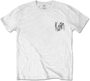 Korn T-Shirt Scratched Type White 2XL
