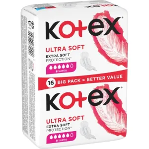 Kotex Ultra Soft Super sanitary towels 16 pc
