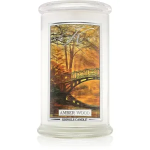 Kringle Candle Amber Wood scented candle 624 g