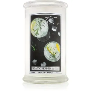 Kringle Candle Black Pepper & Gin scented candle 624 g