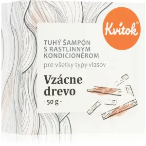 Kvitok Rare wood shampoo bar for dark hair 50 g