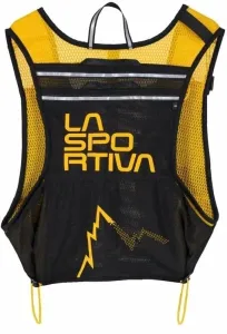 La Sportiva Racer Vest Black/Yellow S Running backpack