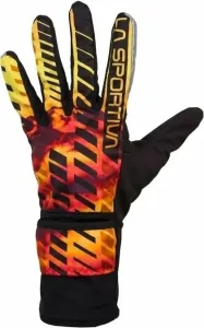 La Sportiva Winter Running Gloves Evo M Black/Yellow S Running Gloves