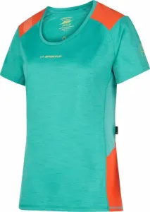 La Sportiva Compass T-Shirt W Lagoon/Cherry Tomato M Outdoor T-Shirt