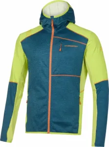 La Sportiva Existence Hoody M Storm Blue/Lime Punch XL Outdoor Hoodie