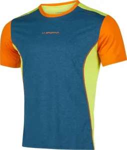 La Sportiva Tracer T-Shirt M Storm Blue/Lime Punch L T-Shirt