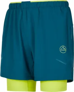 La Sportiva Trail Bite Short M Storm Blue/Lime Punch L Running shorts